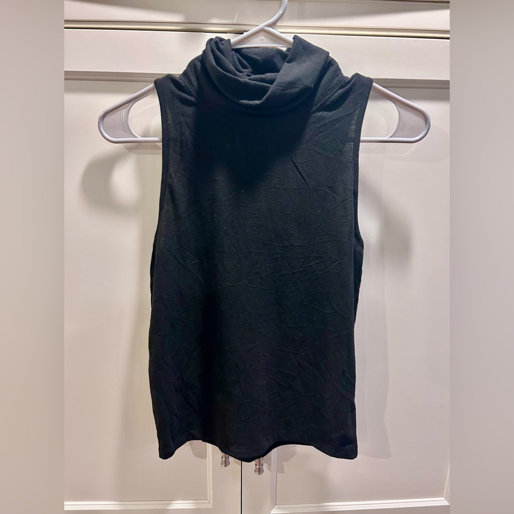 Free People, We The Free, Black Sleeveless Top, Small NWT